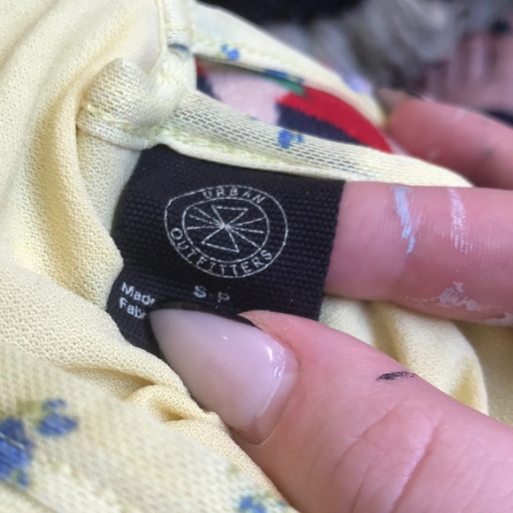 Yellow y2k mini slip dress - Picture 3 of 3